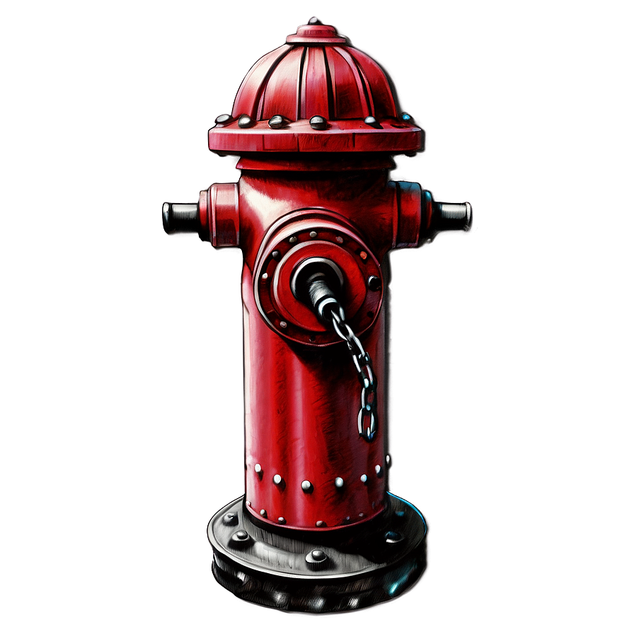 Fire Hydrant Sketch Png 06122024