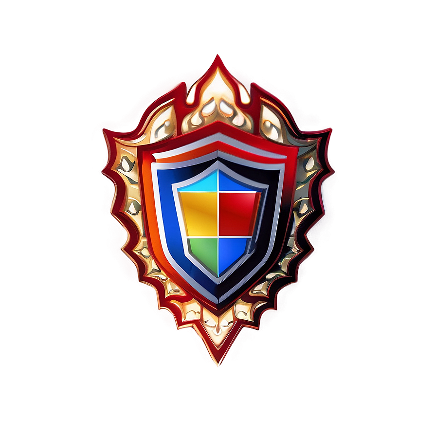 Fire Shield Vector Png 06262024