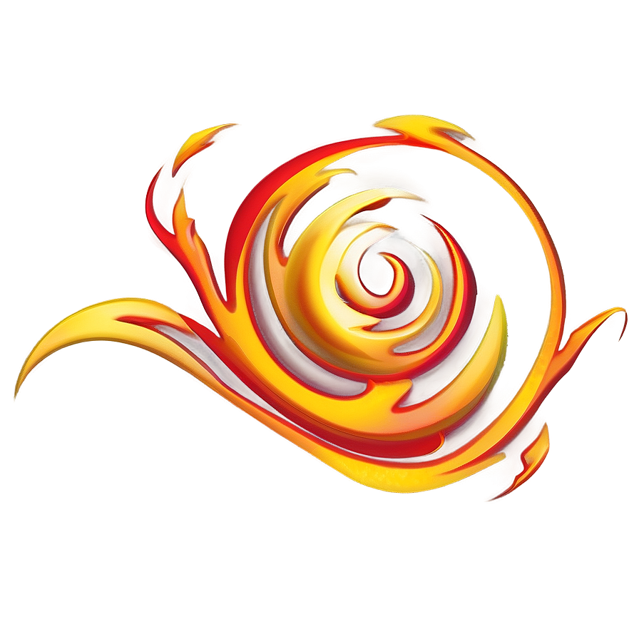 Fire Swirl Border Png Waj