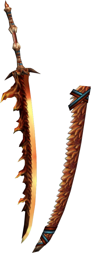 Fire Sword Png - Monster Hunter Fire Sword, Transparent Png PNG with transparent background