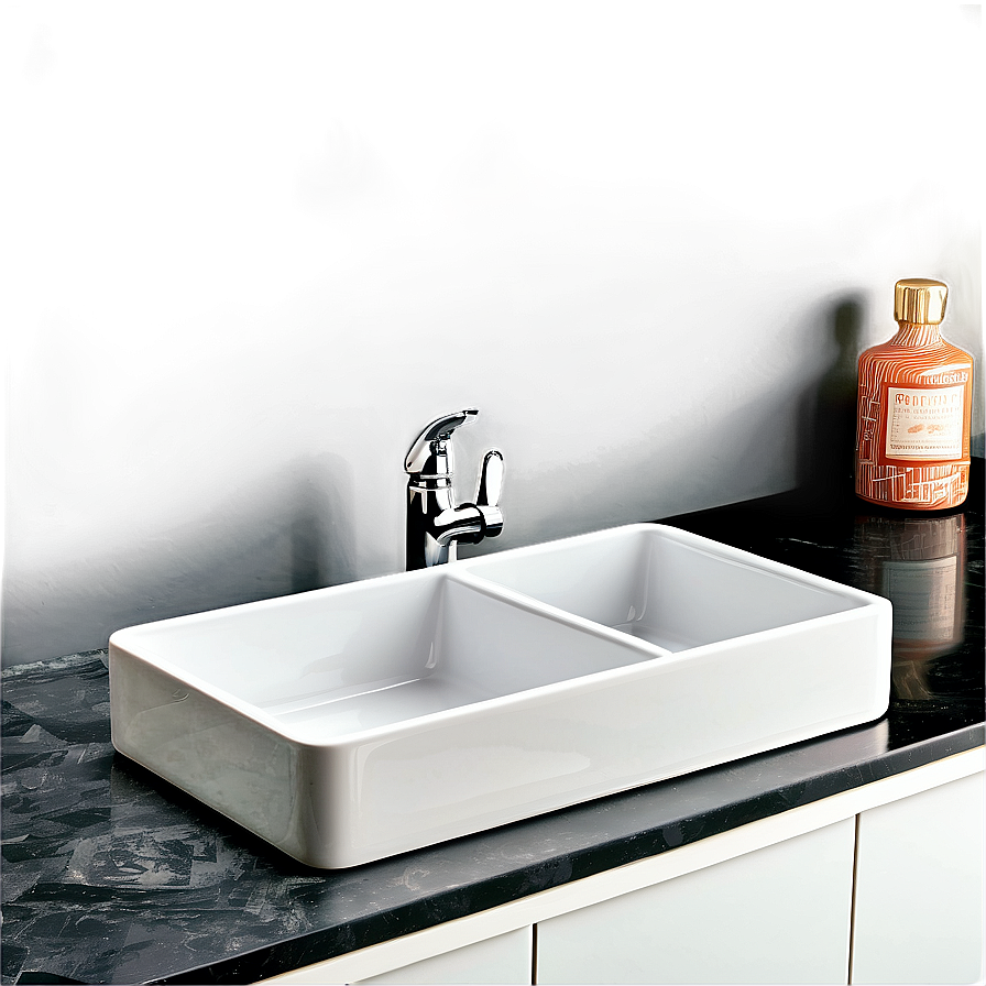 Fireclay Kitchen Sink Png 06122024