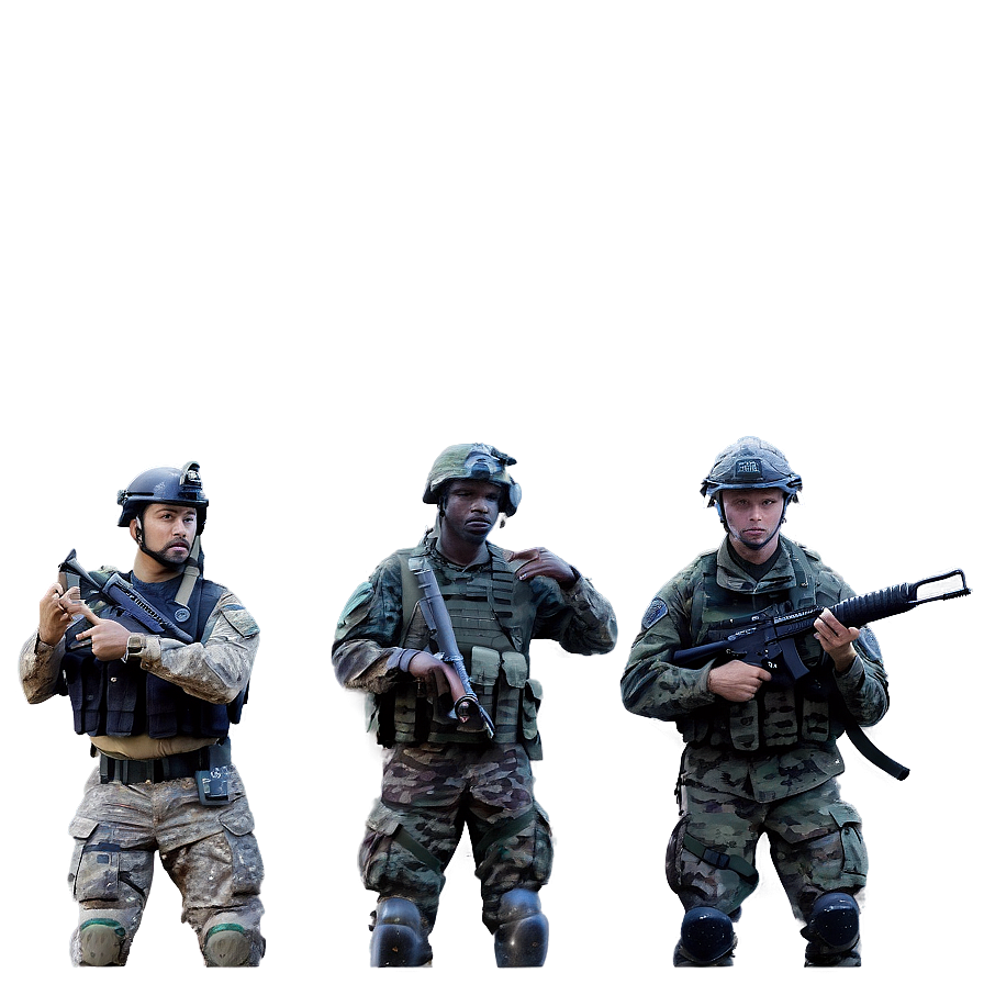 Firefight Soldiers Png 39