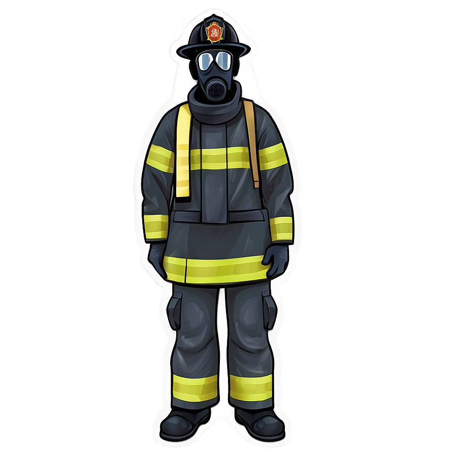 Firefighter Costume Png 06242024