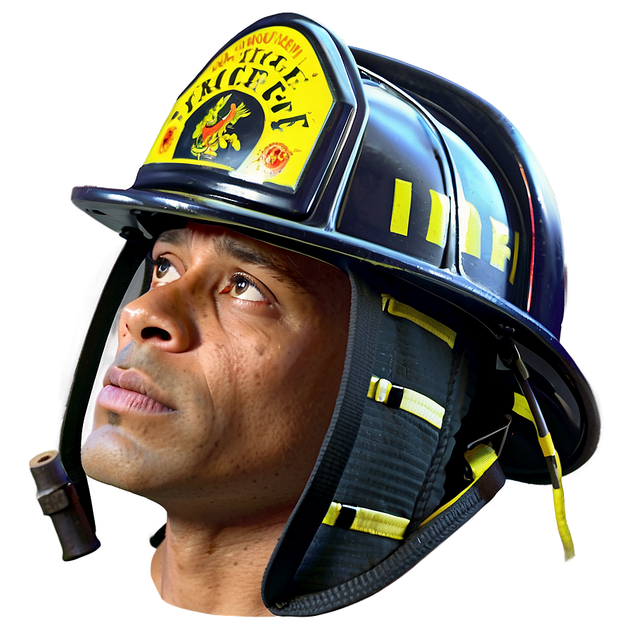 Firefighter Head Helmet Png 2