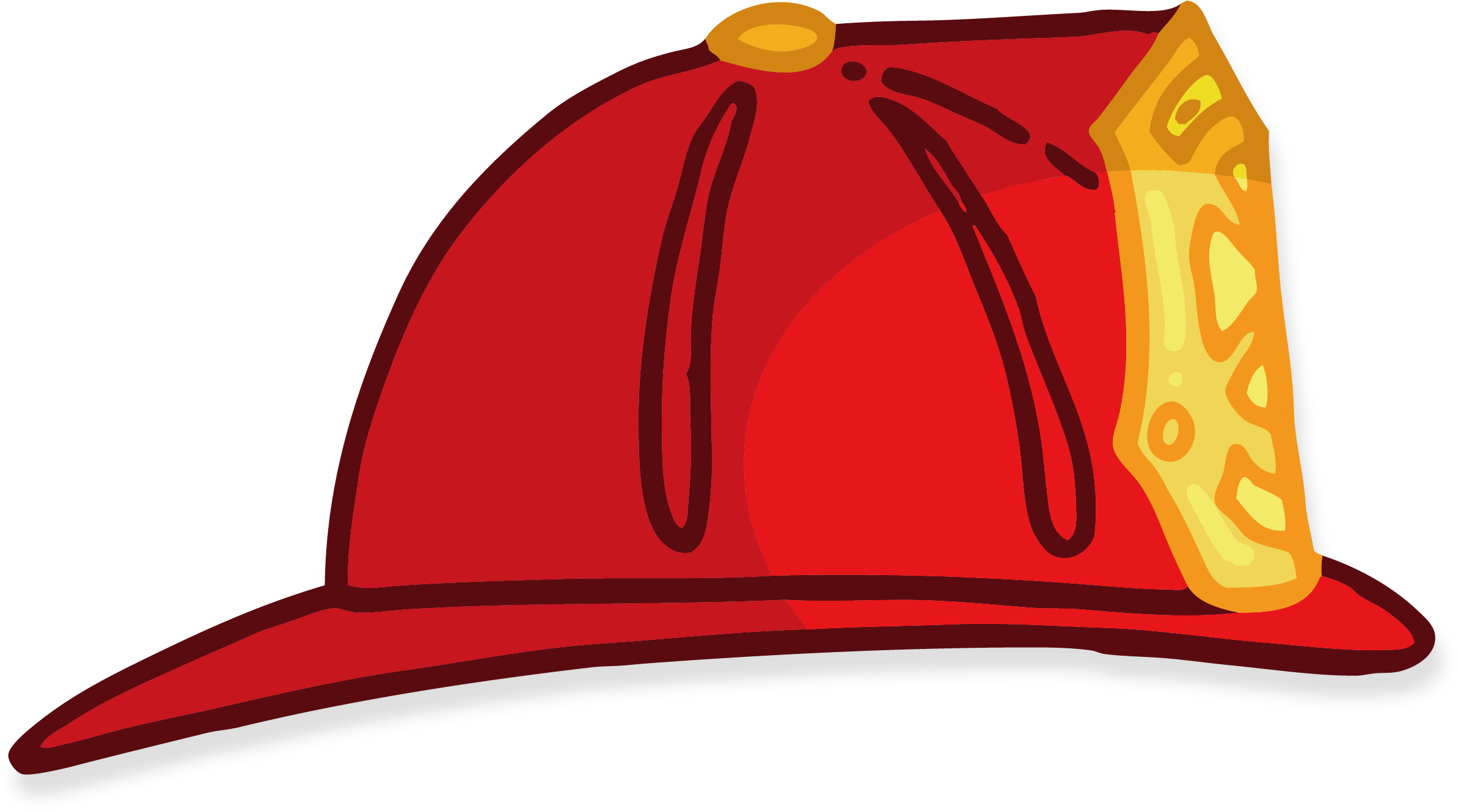Firefighter Firefighting Icon - Casco De Bomberos Vectorizado, HD Png Download PNG with transparent background