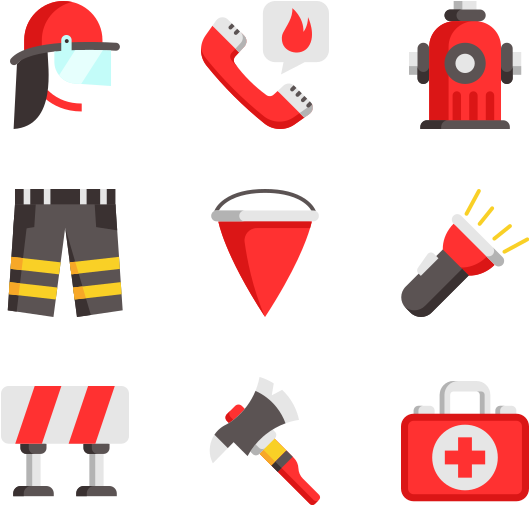 Firefighter Icons, HD Png Download PNG with transparent background