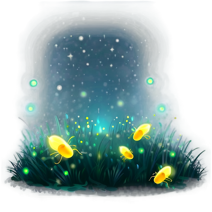 Fireflies In Night Sky Png Uyu6