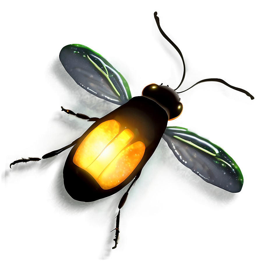 Firefly Glowing at Night PNG poa5 PNG image with a transparent background, free high-resolution download