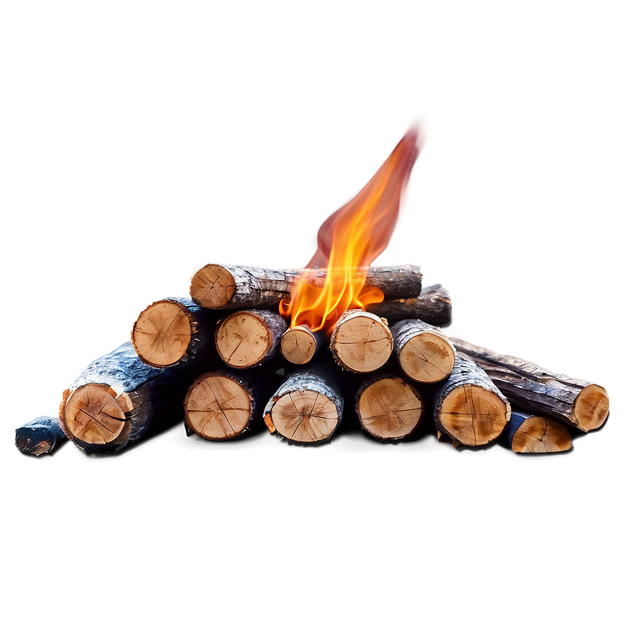 Firewood In Fireplace Png Sno