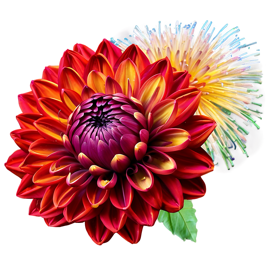 Firework Dahlia Explosion Png Wgt48