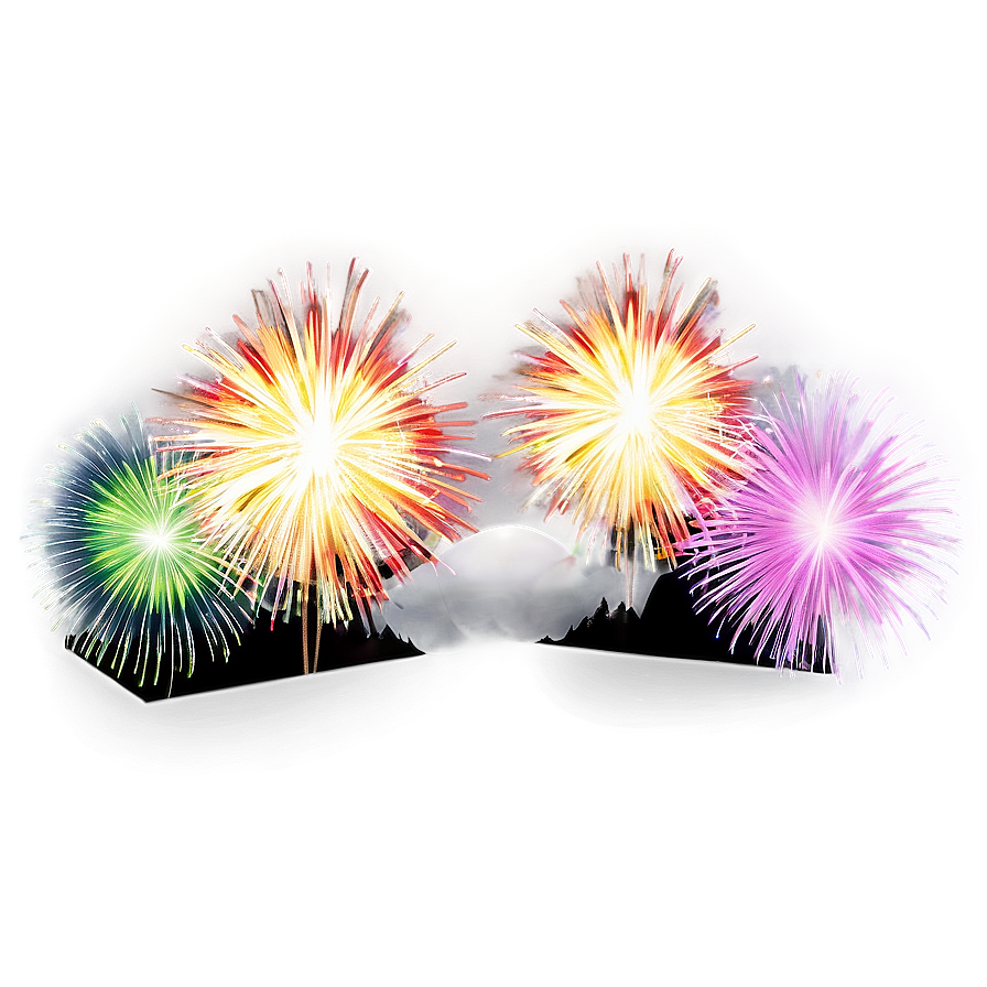 Fireworks Cascade Png 88