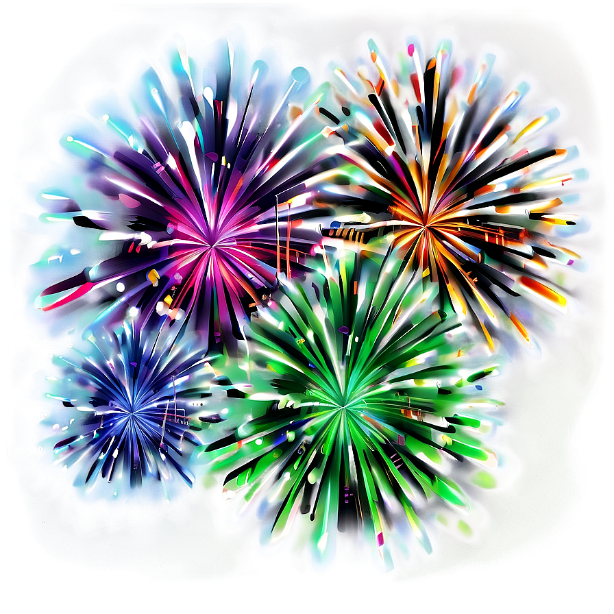 Fireworks Composition Png 10