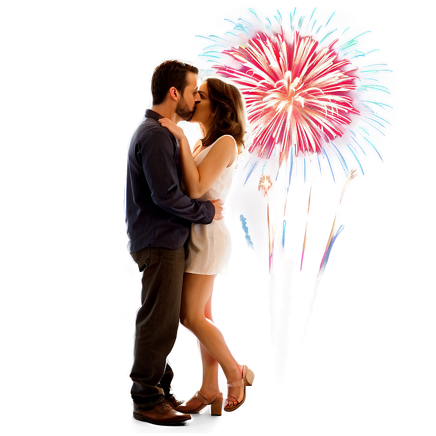 Fireworks Kiss PNG fwq74 PNG with transparent background