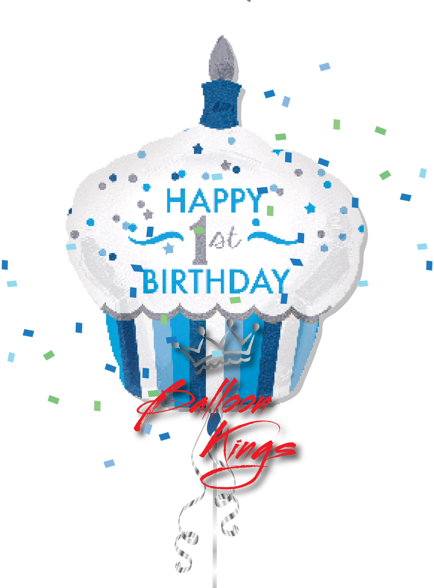 First Birthday Cupcake Balloon