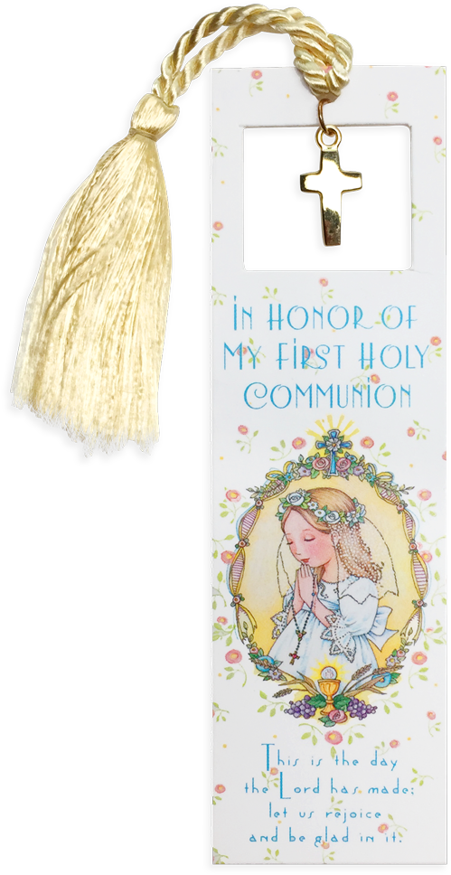 First Communion Bookmarkwith Tassel