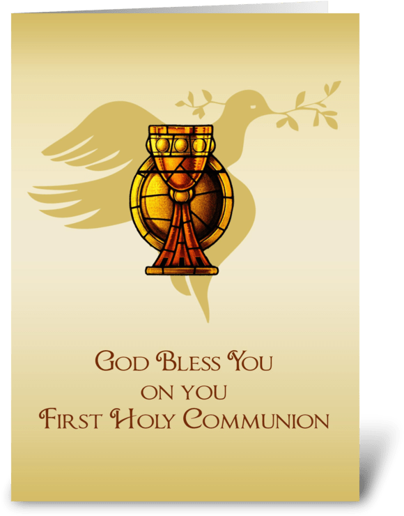 First Holy Communion Greeting Card