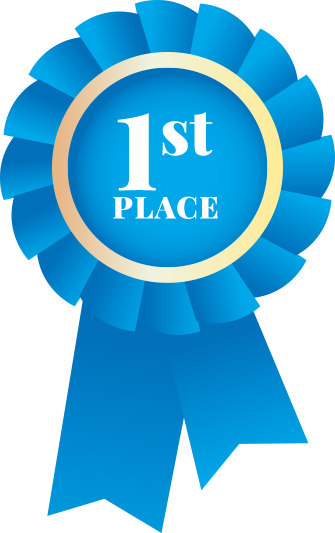 First Place Award Ribbon Graphic