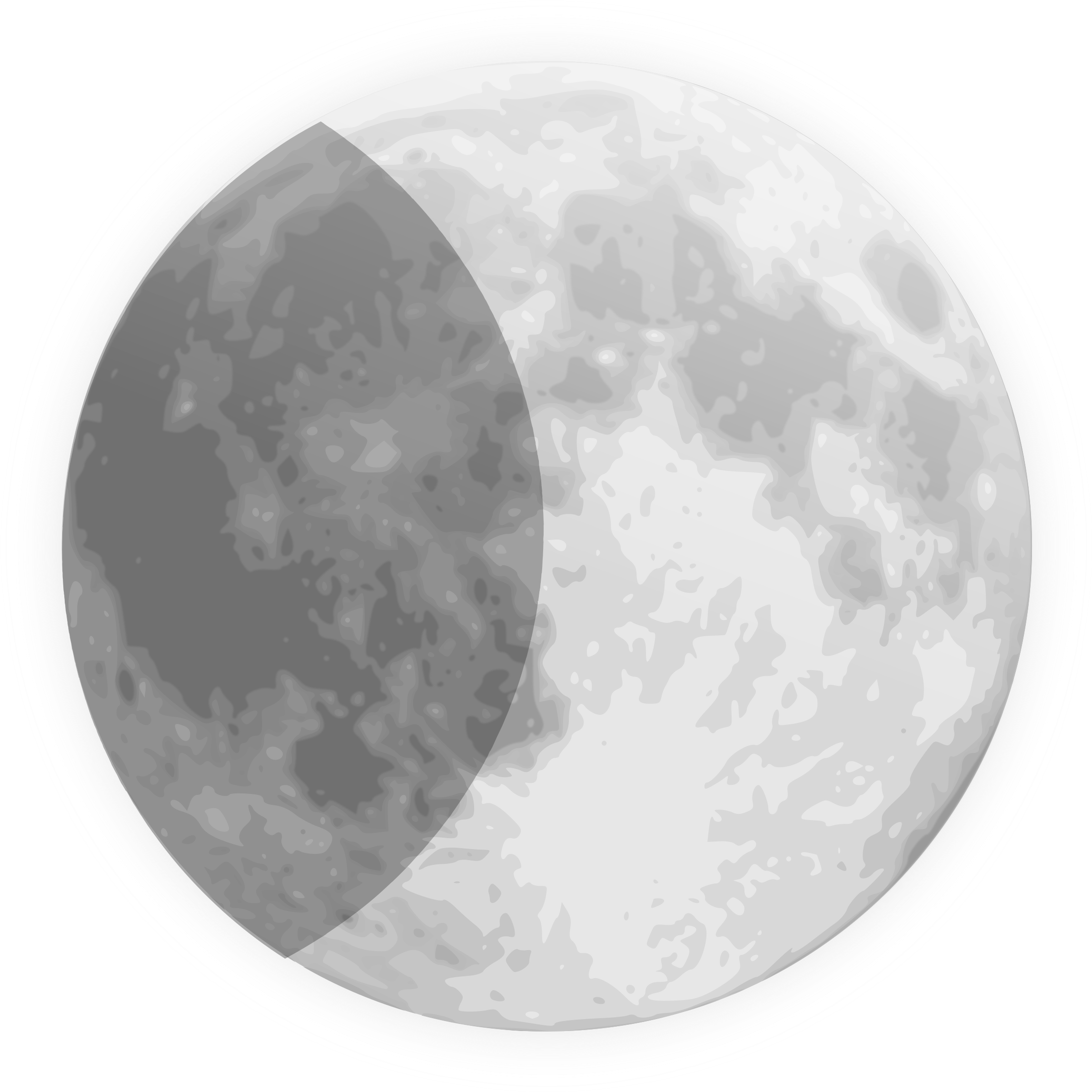 Half Moon Clip Arts - Png Moon, Transparent Png PNG with transparent background