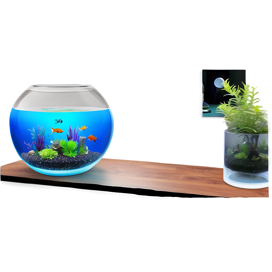 Fishbowl Aquarium Setup Png 34