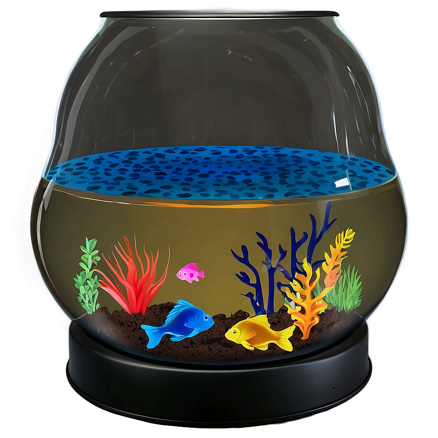 Fishbowl With Air Pump Png Edn