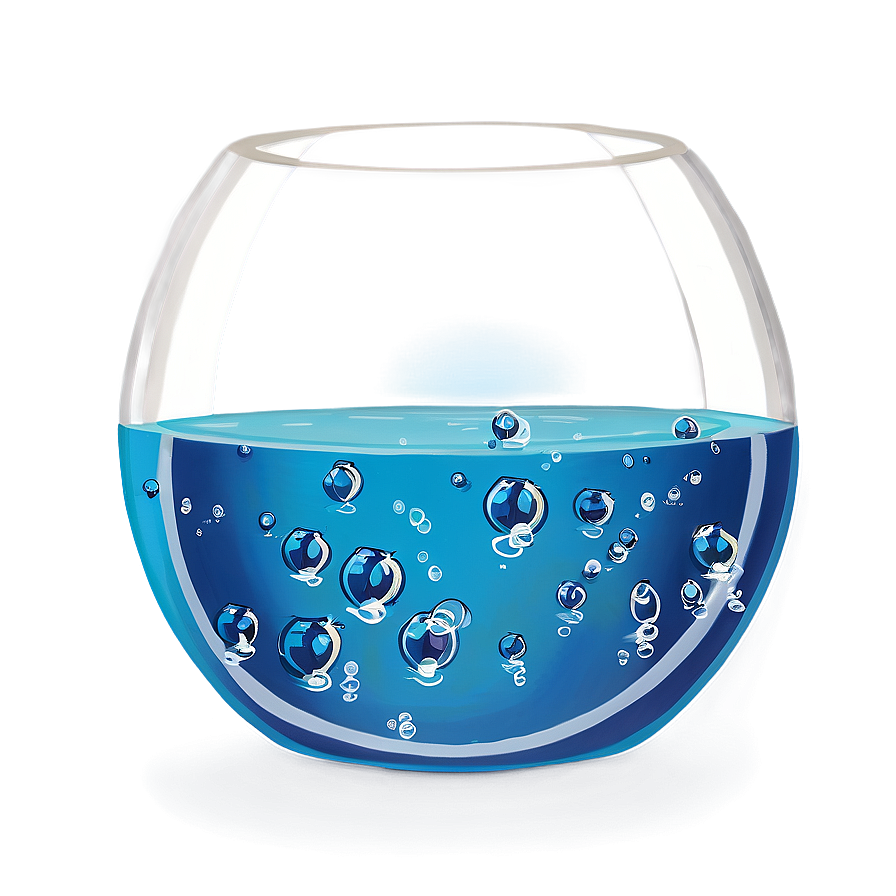 Fishbowl With Bubbles Png 95