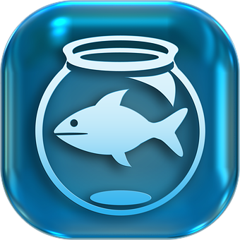 Fishin Bowl Icon PNG with transparent background