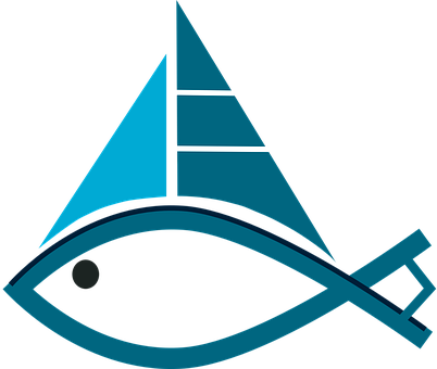 Fishing Boat Graphic Icon PNG with transparent background
