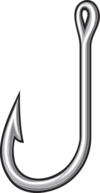Fish Hook Png, Download Png Image With Transparent - Fish Hook Clipart Png, Png Download PNG with transparent background