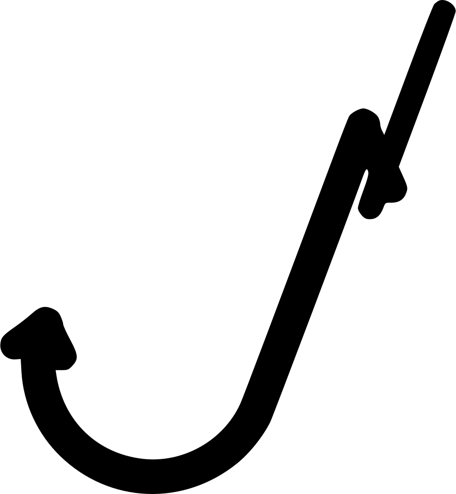 Fishing Hook - Fishing Hook Icon Png, Transparent Png PNG with transparent background
