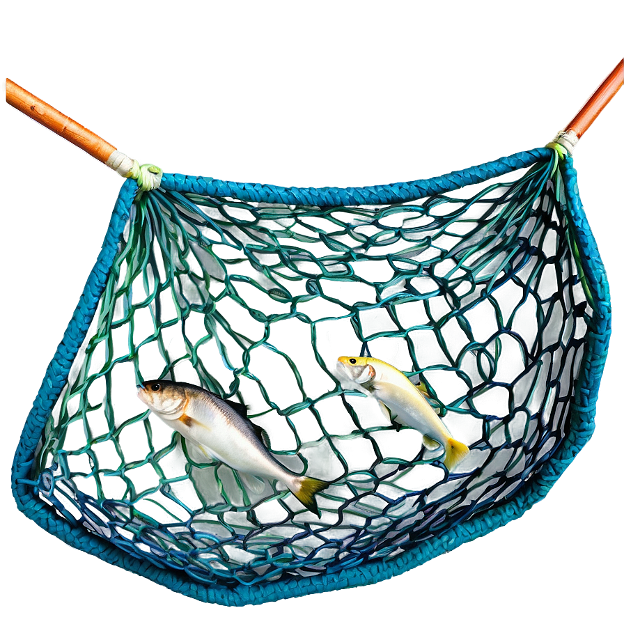 Fishing Net With Fish Png Fsi