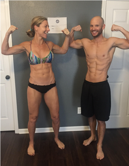 Fitness Couple Celebrating Achievement