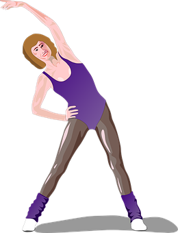 Fitness Dance Workout Illustration