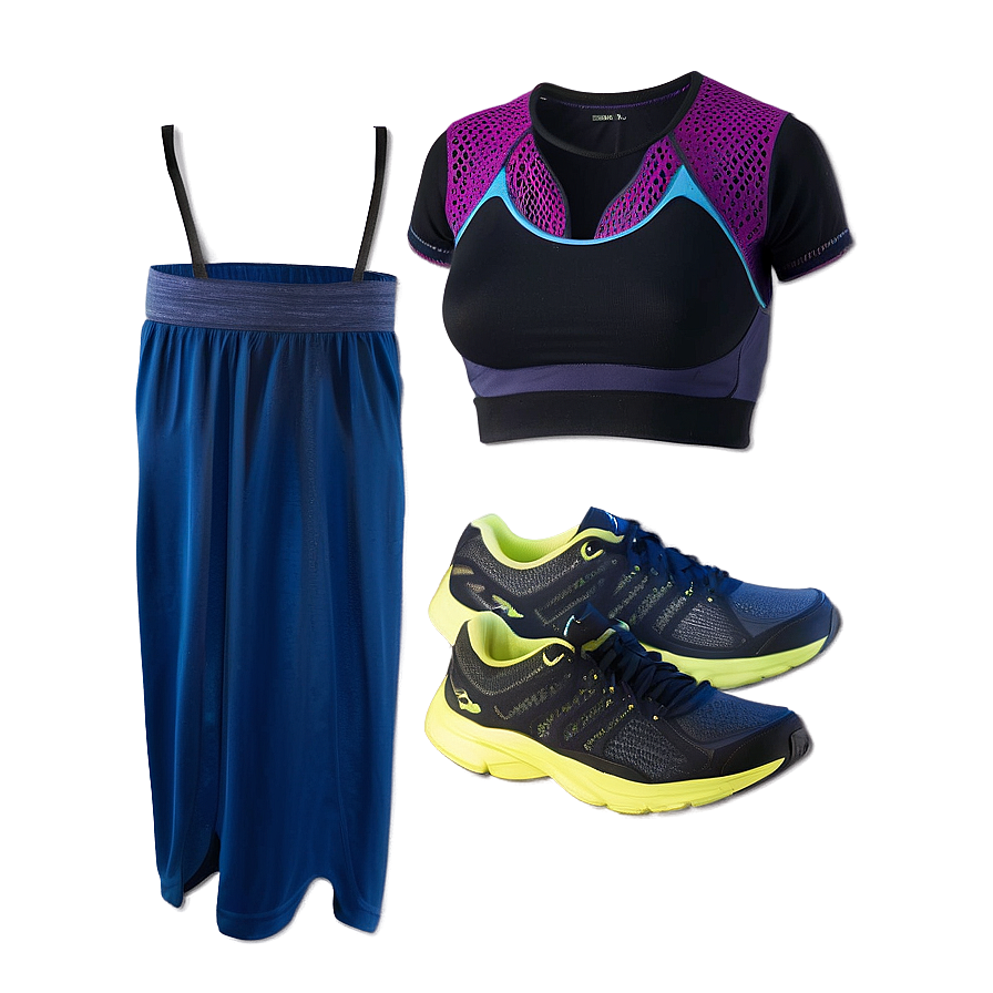 Fitness Outfit Selections PNG vgu PNG with transparent background
