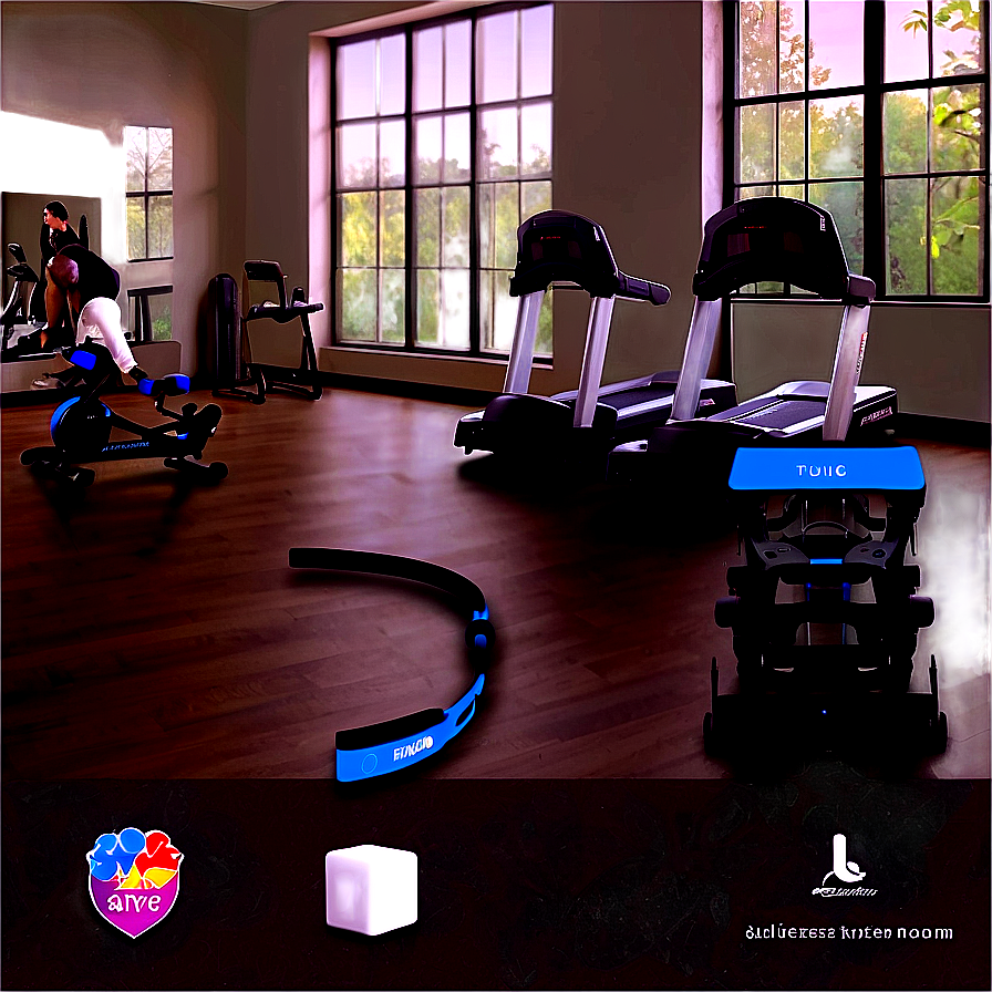 Fitness Room Setup PNG 06122024 PNG with transparent background