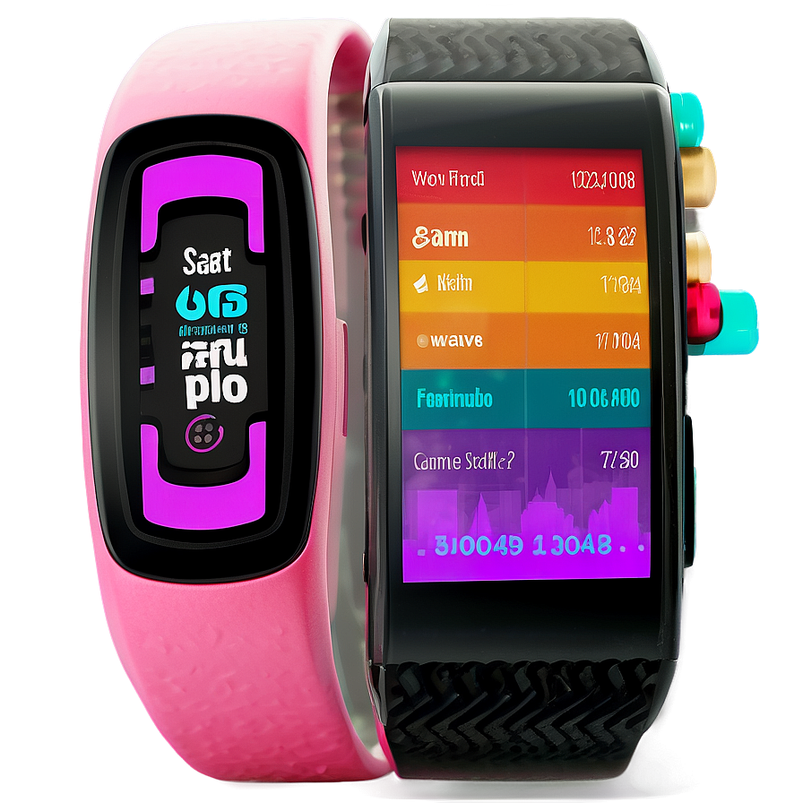 Fitness Tracker App Screen Png 06242024