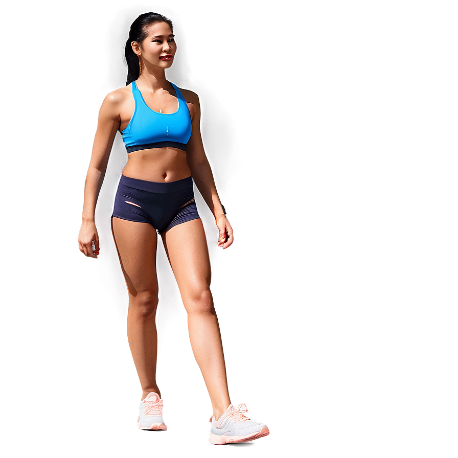 Fitness Woman Walking Png Wio22