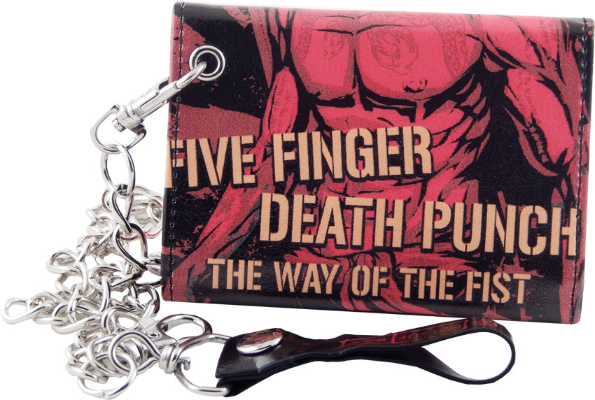 Five Finger Death Punch Walletwith Chain