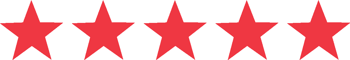5 Star Rating - Red 5 Star Rating, HD Png Download PNG with transparent background