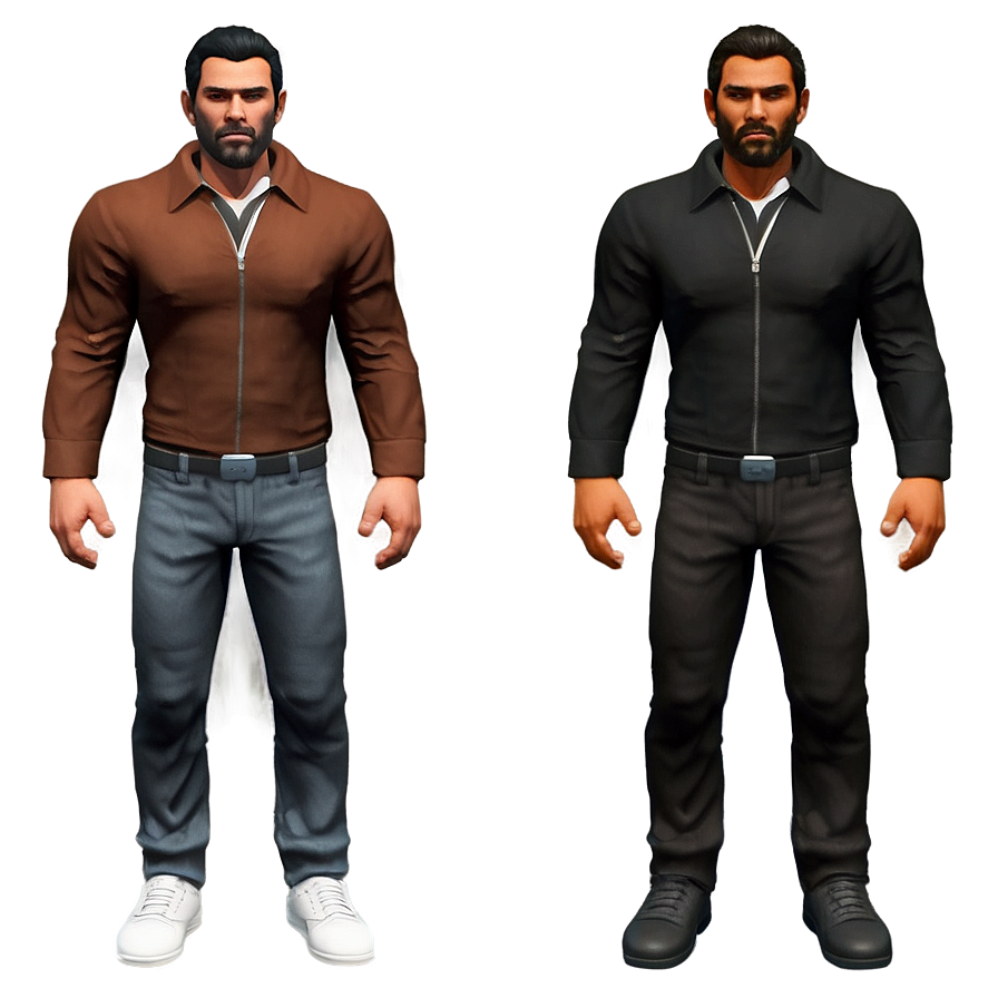 Fivem Roleplay Character Template Png Pvv