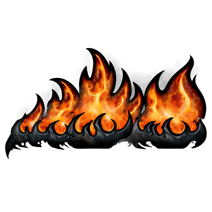 Flame Banner Png Tys47