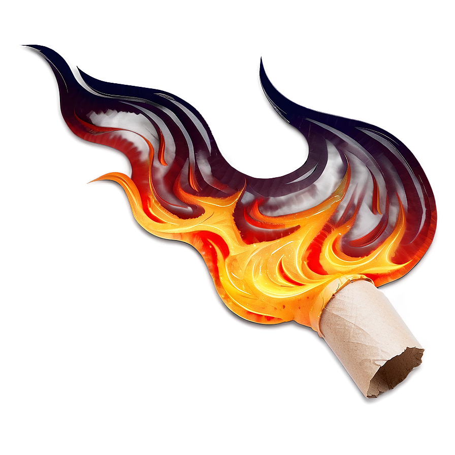 Flame On Paper Texture Png 37