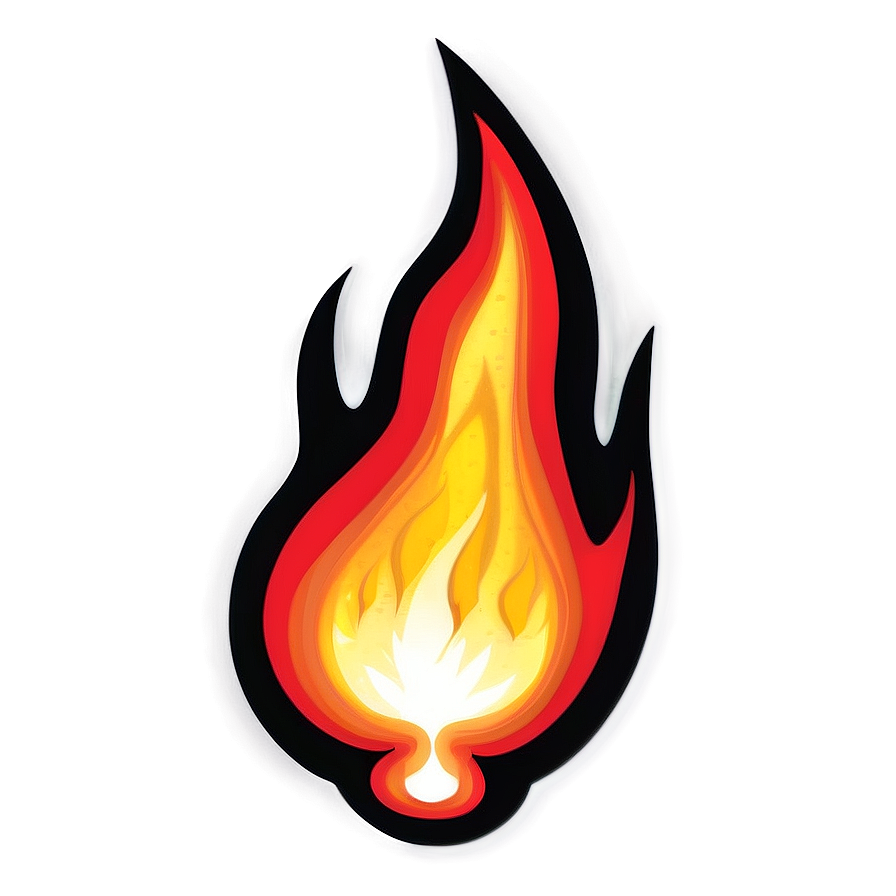 Flame Outline Png 77