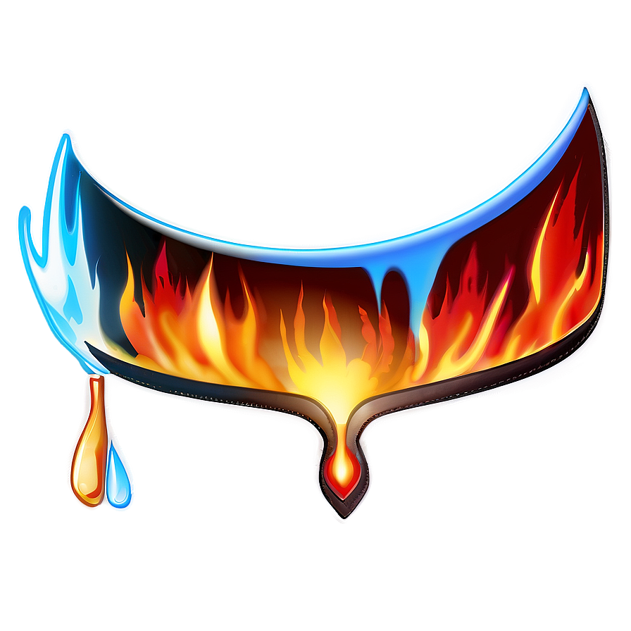 Flame Ribbon Png Ufj