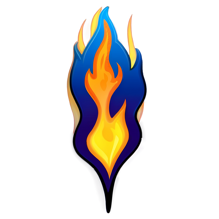 Flame Sticker Png 05042024