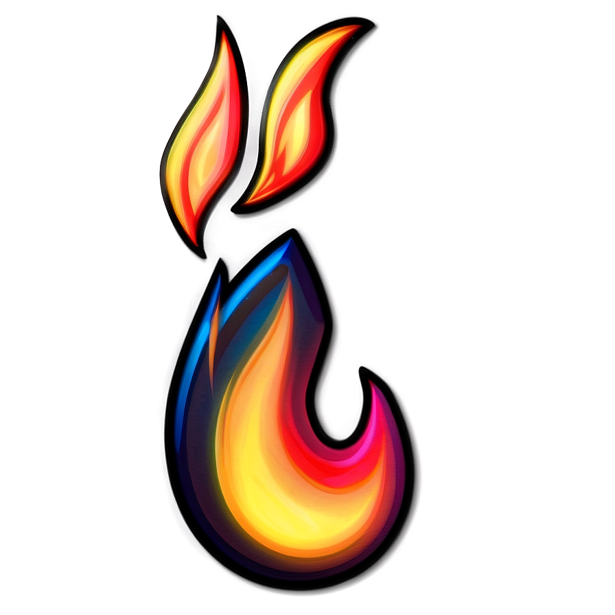 Flame Sticker Png Uxd