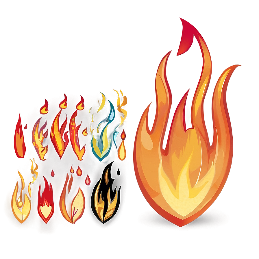 Flame Vector Png 05042024