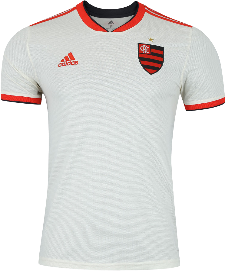 Flamengo Adidas White Jersey