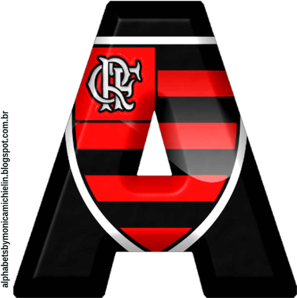 Flamengo Letter A Stylized Logo