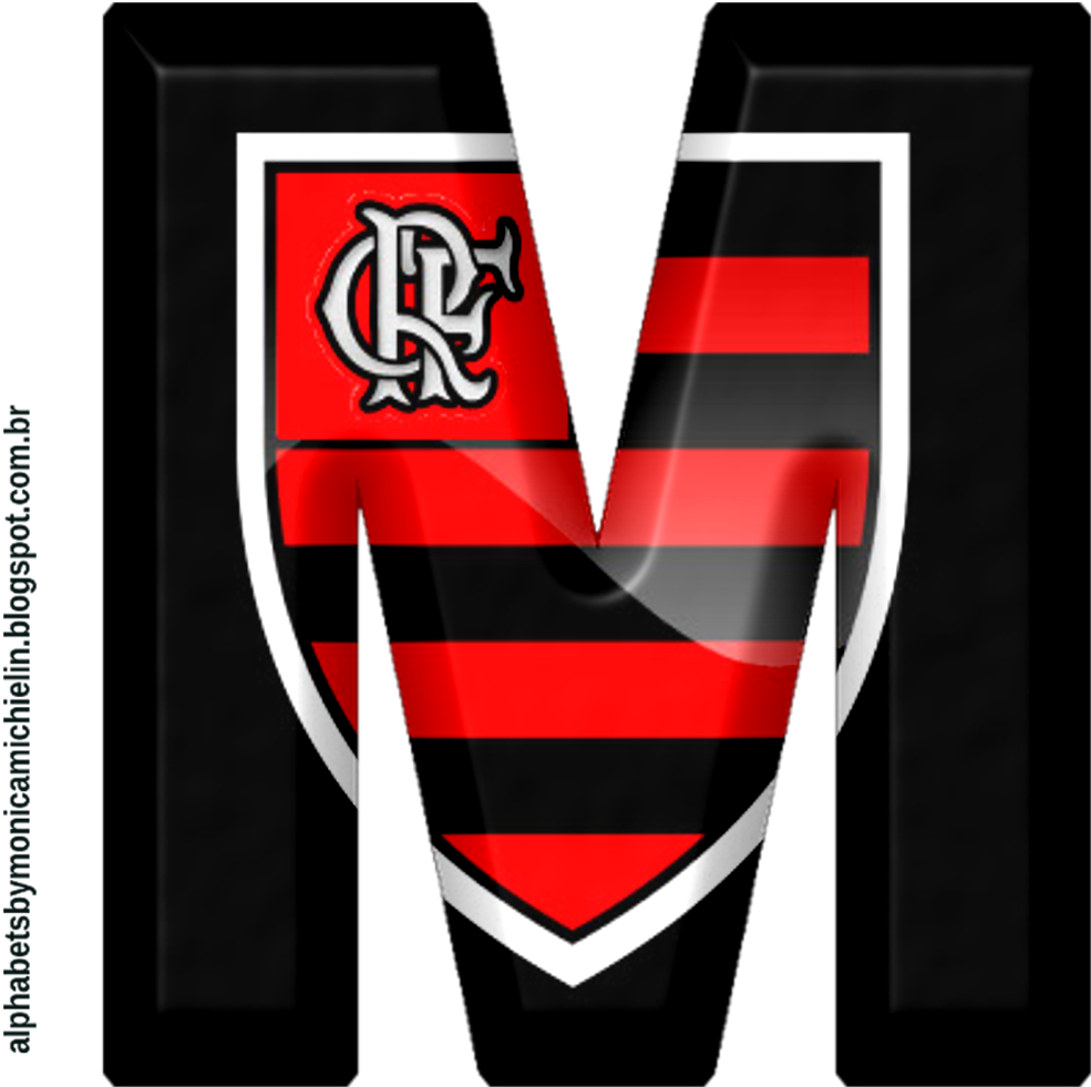 Flamengo Letter M Logo Design