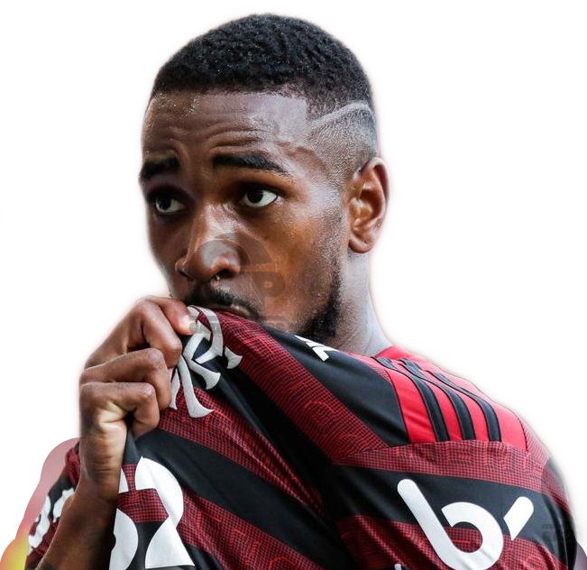 Flamengo Player Contemplative Pose